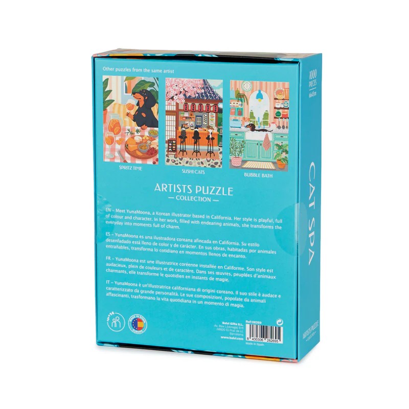 Puzzle Balvi 1000 pieces - Cat spa