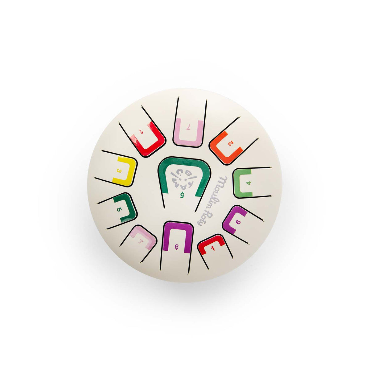 Moulin Roty tongue drum - white