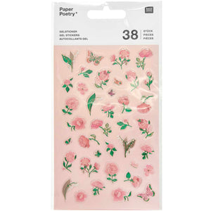 Sticker set Paper Poetry - Gel stickers, La Vie en Rose