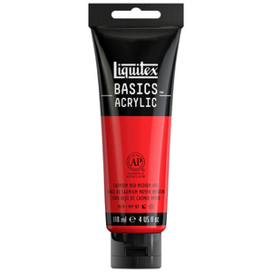 Liquitex Basics 118ml akryyliväri - 151 Cadmium Red Medium Hue