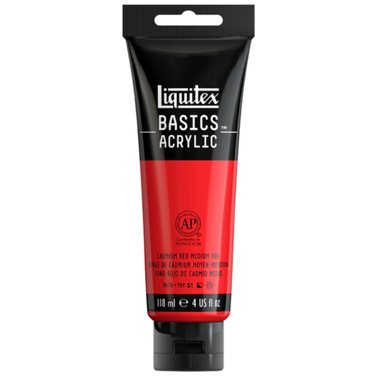 Liquitex Basics 118ml akryyliväri - 151 Cadmium Red Medium Hue