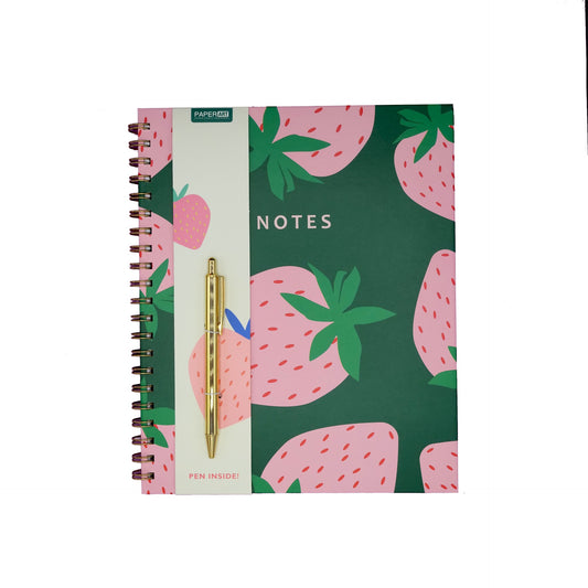 Notebook Set A4 Art Cool - Strawberry Summer