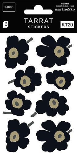 Tarra Marimekko - Unikko musta