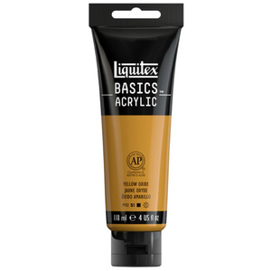 Liquitex Basics 118ml akryyliväri - 416 Yellow Oxide
