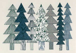 Postikortti Marimekko - Kuusikossa