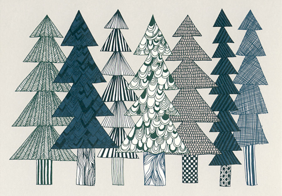Postcard Marimekko - Kuusikossa
