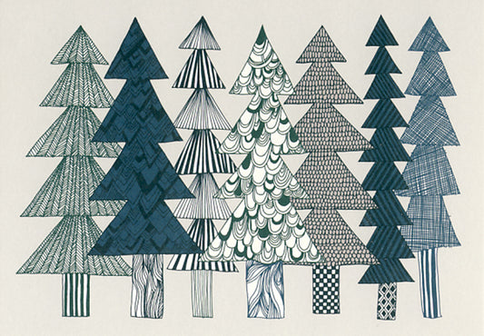 Postcard Marimekko - Kuusikossa