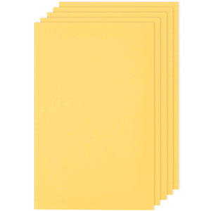 Cardboard A4 Rico Design - Yellow, 5pcs