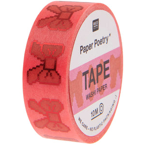 Decorative tape Paper Poetry - Christmas, Bows