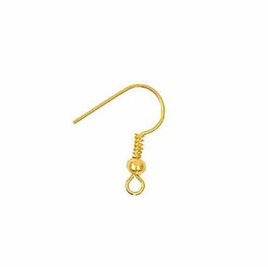 RICO Earring Hooks 10 pcs Gold-Colored