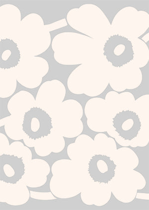 Postikortti Marimekko - Unikko hopea