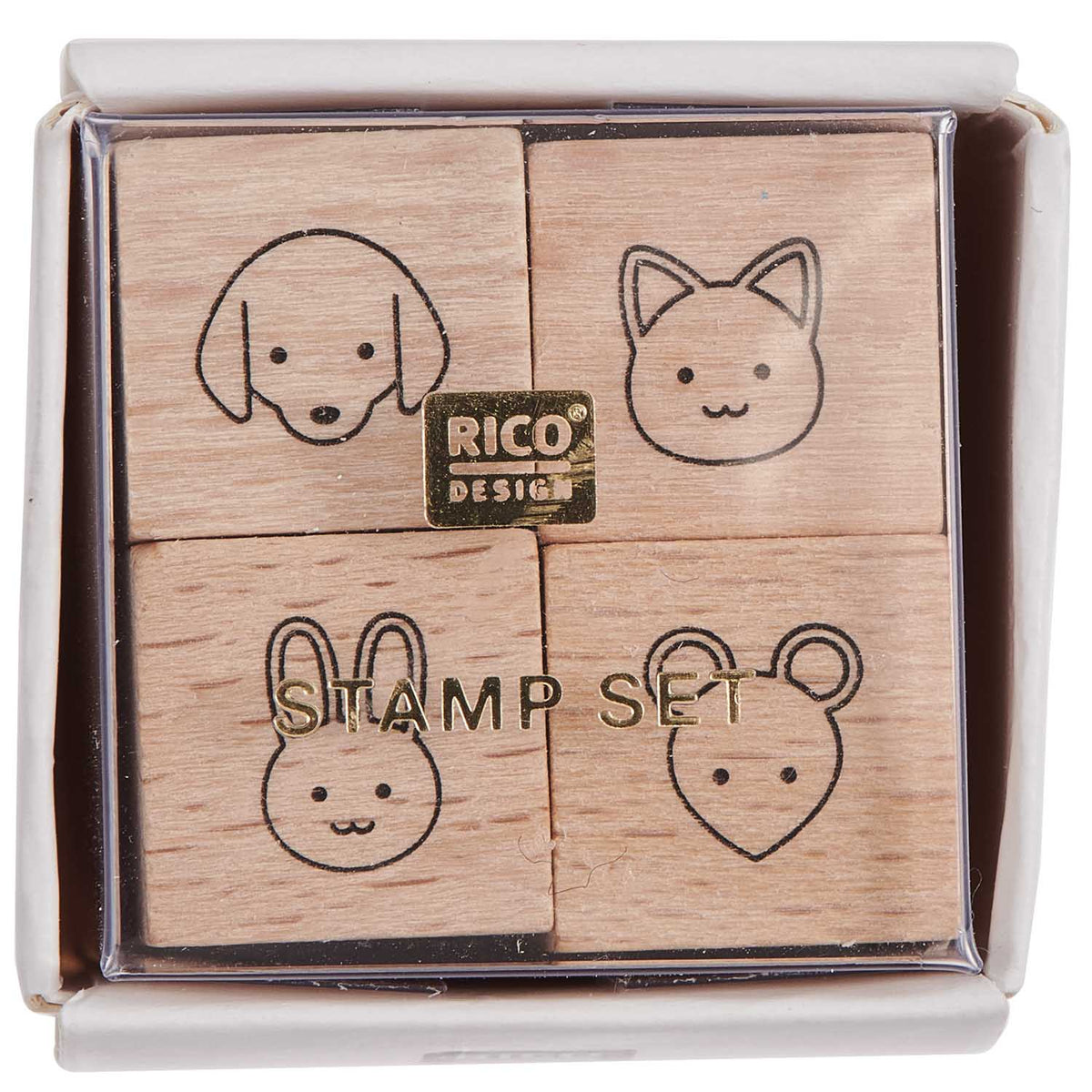 Stamp set Rico Design - Animals, mini