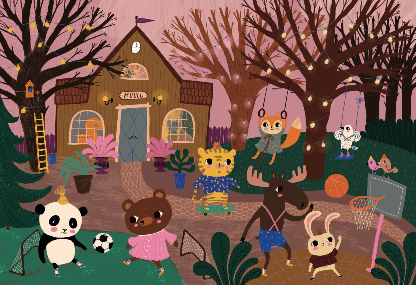 Puzzle Putinki Mira Mallius - Schoolyard
