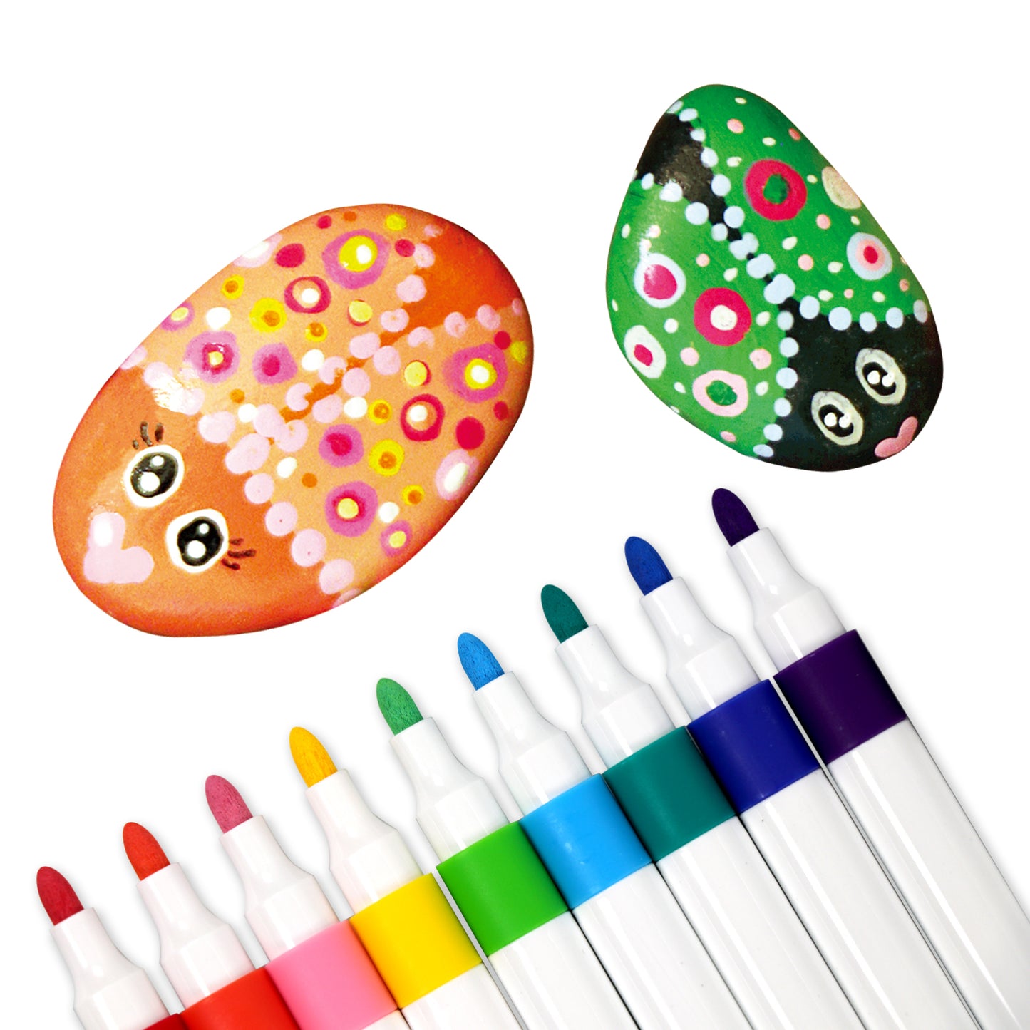 iHeart Acrylic Marker Assortment 12 pcs - Basic Tones