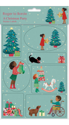 Package labels Roger la Borde - Christmas Party