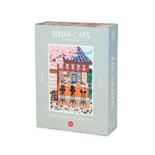 Palapeli Balvi 1000 palaa - Sushi cat