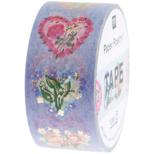 Decorative tape Paper Poetry - Hearts