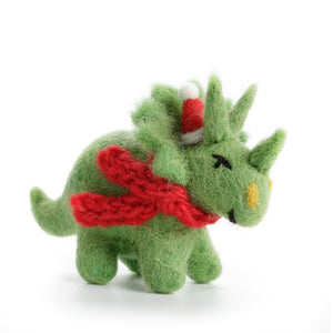 Felt decoration Amica - Dinosaur and scarf