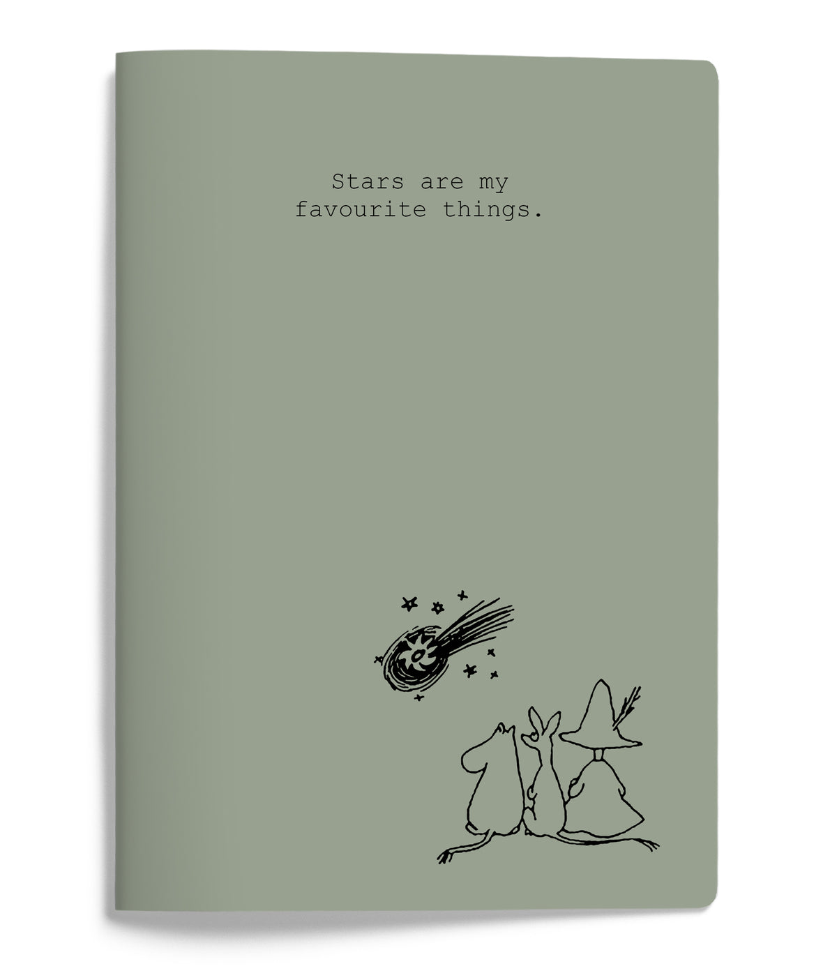 Notebook A5 Moomin - Stars are my favorite things