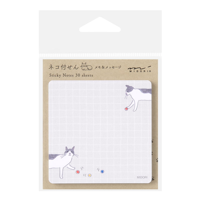 Sticky notes Midori - Ball and cat