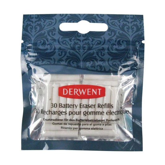 Patteripyyhekumin vaihtokumit 30kpl Derwent