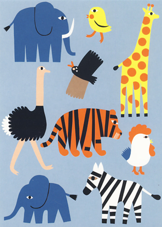 Postikortti Marimekko - Tiikoni vaaleansininen