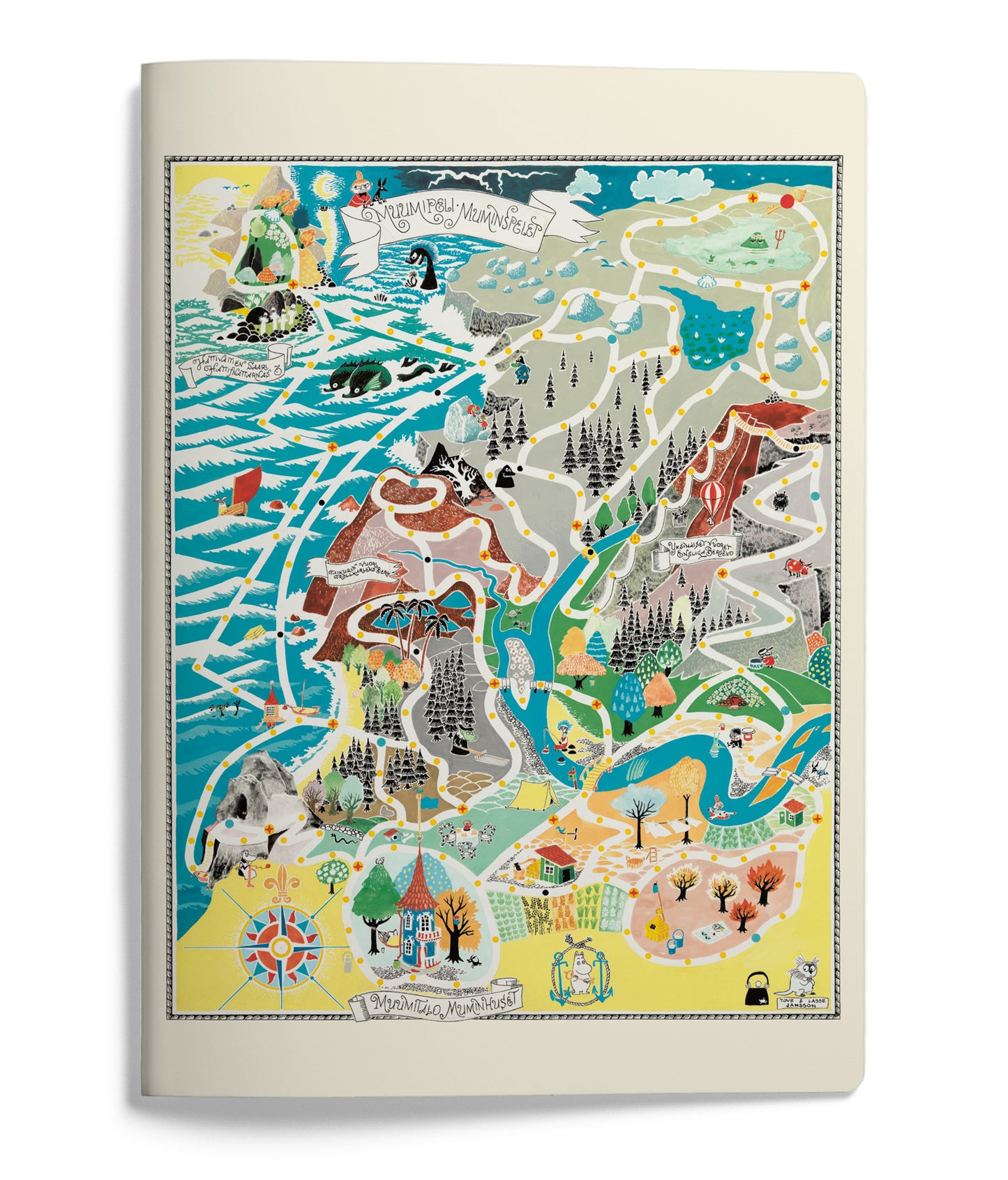 Notebook A4 Moomin - Moomin Game