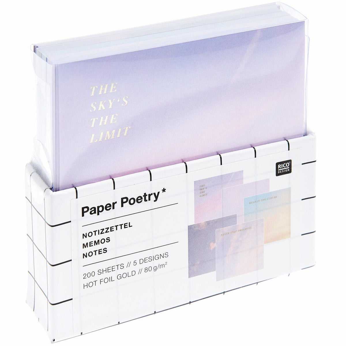 Sticky Notes Paper Poetry - Sky is the limit