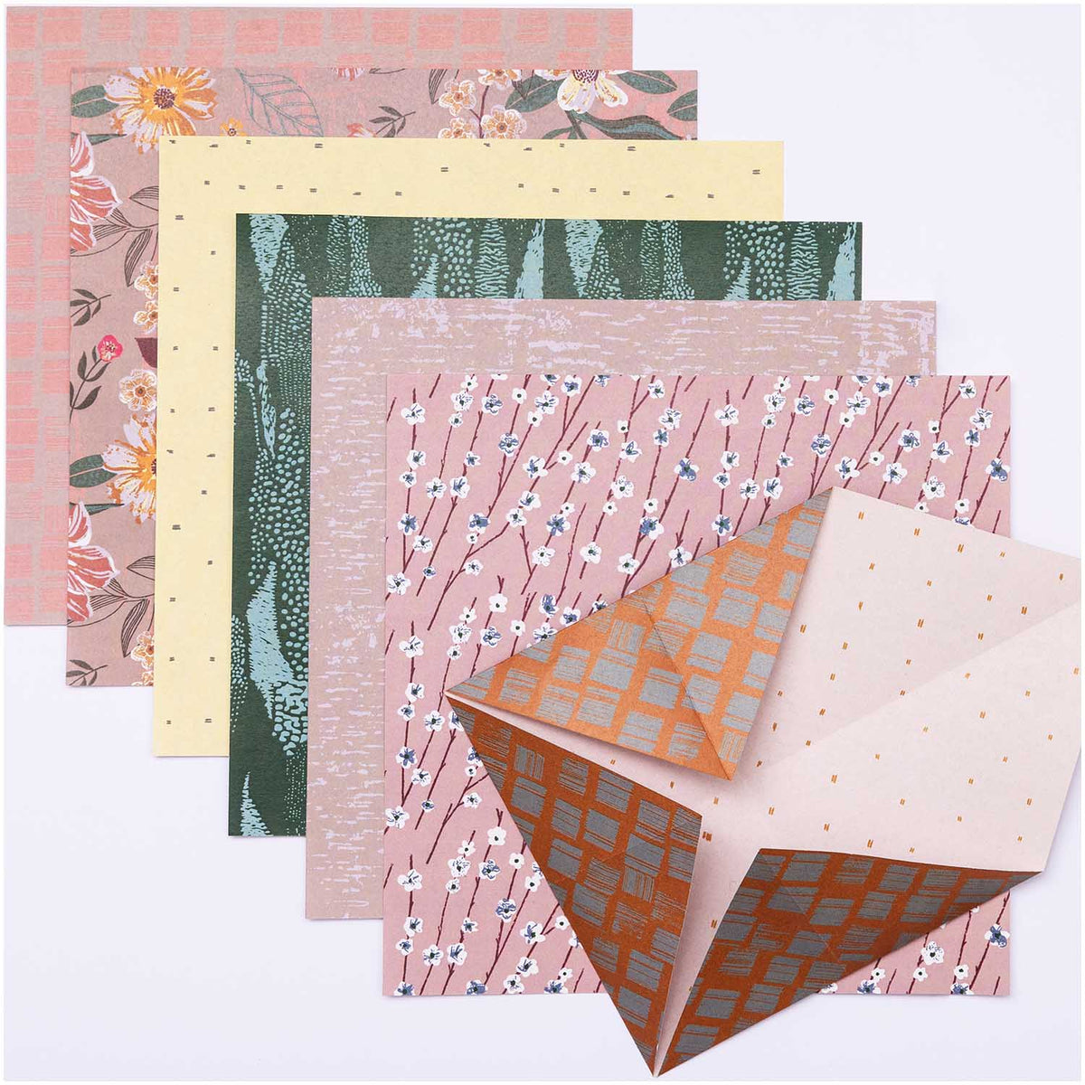 Origami paper, 50 pcs cm Rico Design - Nature Matters