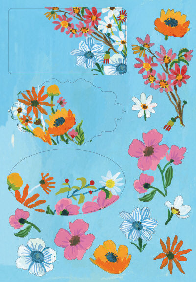 Stationery set Roger La Borde - Flower Field