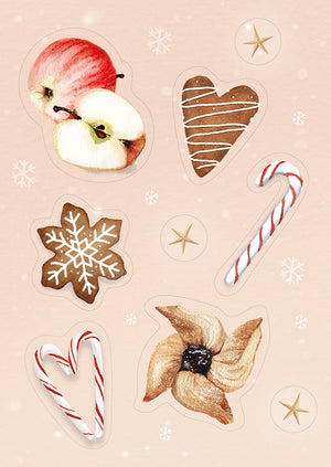 Sticker card Henna Adel - Christmas treats