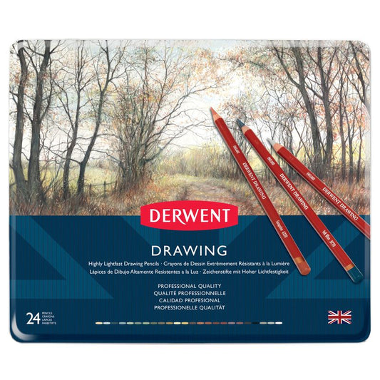Piirustuskynälajitelma 24 kpl Derwent - Derwent Drawing