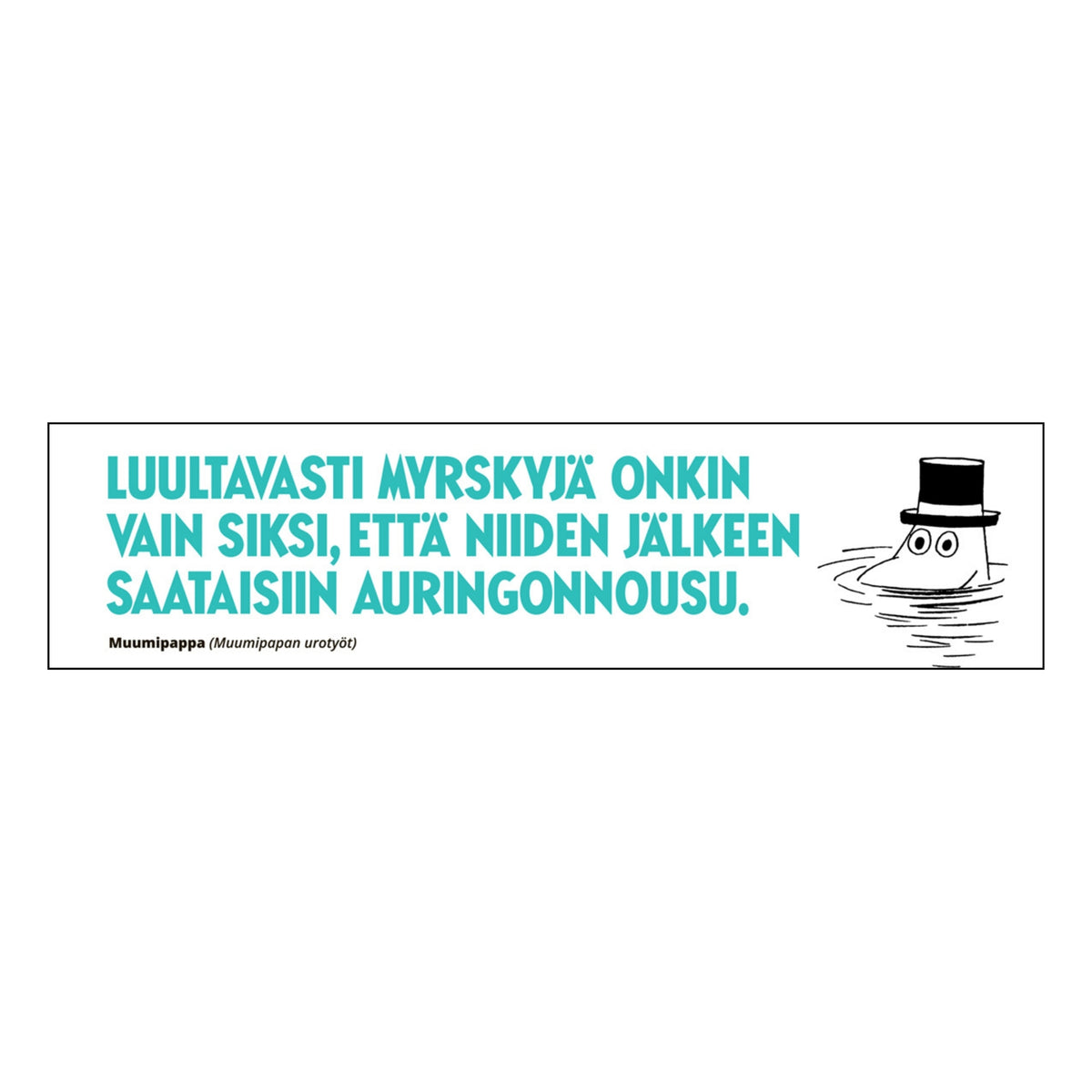 Bookmark Moomin - Storms
