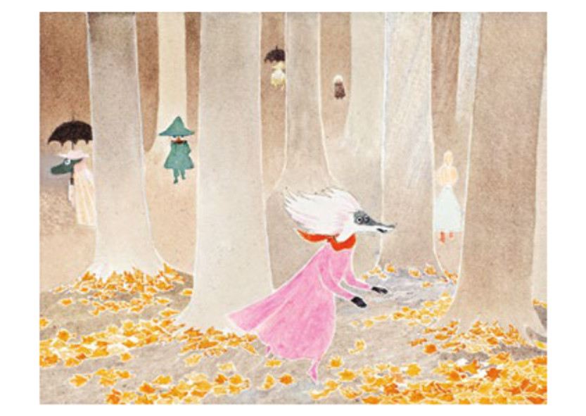 Postcard Moomin - Moomin Valley November